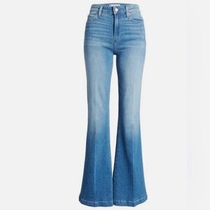 Paige Flared Jeans the Genevieve in Golden Years size 27 Women's Blue high rise